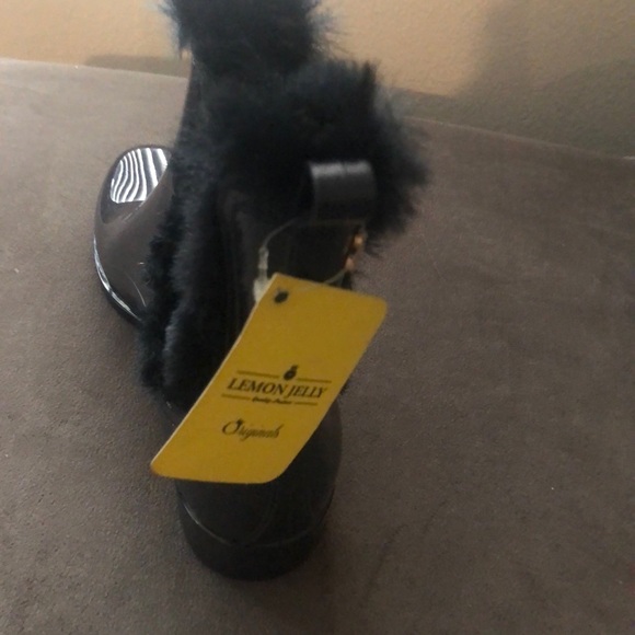 ANTHROPOLOGIE LEMON JELLY Waterproof Fur boots - Picture 5 of 5